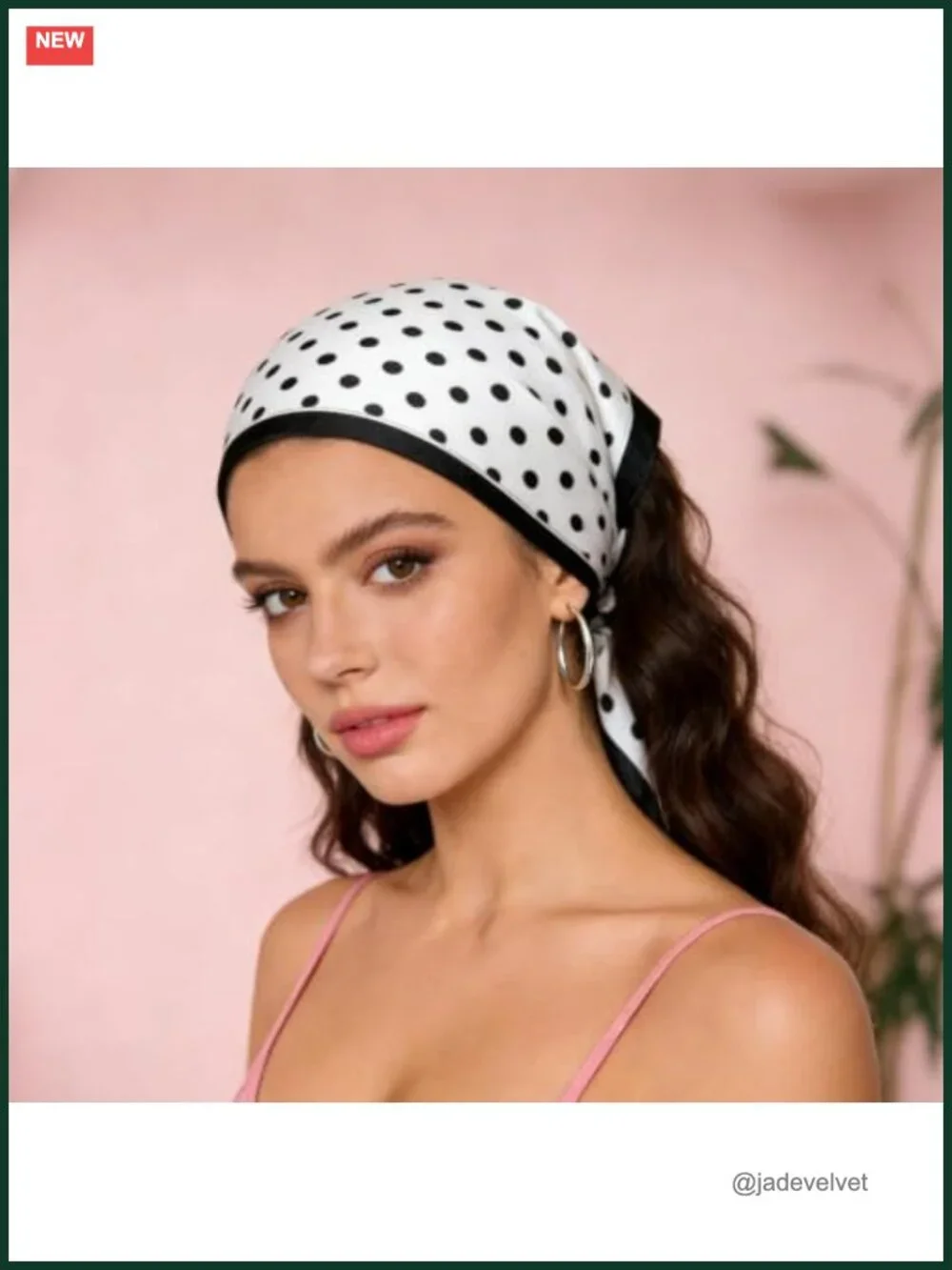 Silk Feeling Satin Head Scarf for Women - 27.5 Square Bandana Hair Wrap